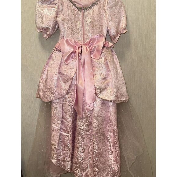 Girls Sz 6 Wishcraft Pink Formal Princess Dress Renassaince Gown Style Fancy - Picture 3 of 9